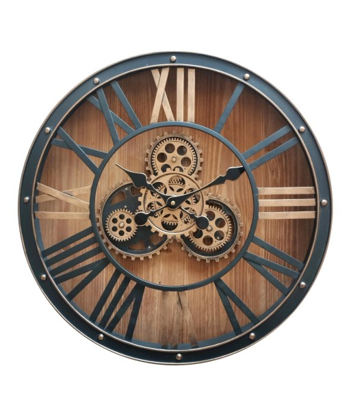 Reloj de Pared Engranaje Estilo Industrial para Decoración Moderna y Elegante en el Hogar