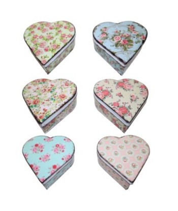 Caja Corazón Romántica de Madera para Decoración del Hogar y Regalo Especial