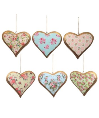Colgante corazón romántico para decoración hogar