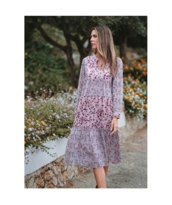 Isla Bonita Moda By SIGRIS - Vestido Largo Midi para Mujer Elegante y de Fiesta