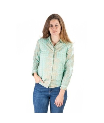 Isla Bonita Moda By SIGRIS - Camisa de Mujer Manga Larga, Elegante y Versátil