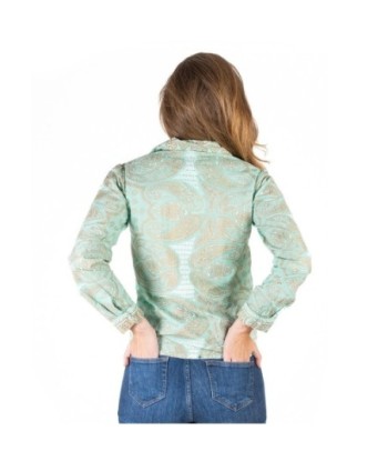 Isla Bonita Moda By SIGRIS - Camisa de Mujer Manga Larga, Elegante y Versátil