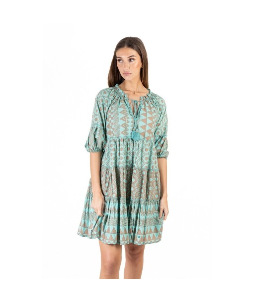 Isla Bonita Moda By SIGRIS - Vestido Corto de Moda Mujer | Vestido Fiesta Mujer Elegante