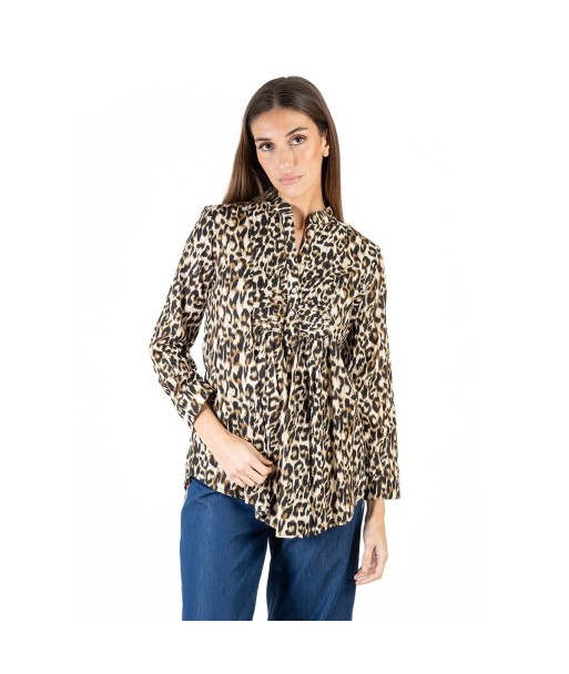 Isla Bonita Moda By SIGRIS - Camisa de Mujer Manga Larga, Elegante y Versátil