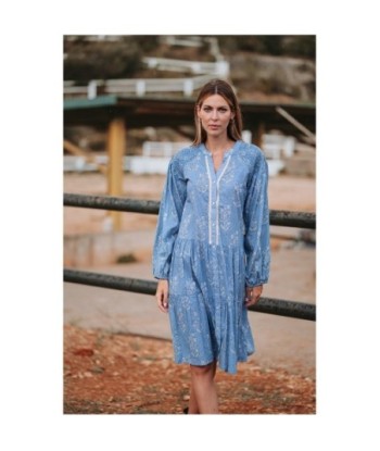 Isla Bonita Moda By SIGRIS - Vestido Largo Midi para Mujer Elegante y de Fiesta