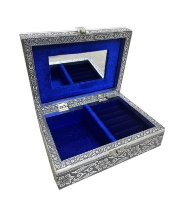 ORIGEN Home Decor Joyero organizador elefante Cajas Y Joyeros | Caja Blanco Rectangular - 7x20x15cm