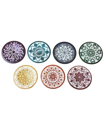 ORIGEN Home Decor Quemador incienso 7 U Complementos Natura | Incienso Multicolor Redondo - 1x8x8cm