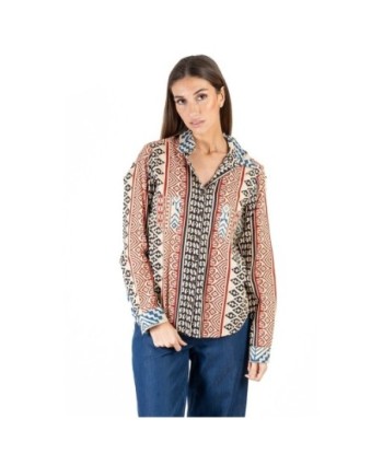 Isla Bonita Moda By SIGRIS - Camisa de Mujer Manga Larga, Elegante y Versátil