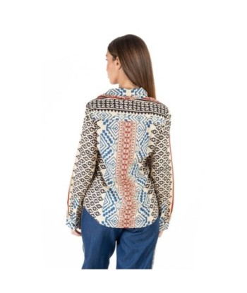 Isla Bonita Moda By SIGRIS - Camisa de Mujer Manga Larga, Elegante y Versátil
