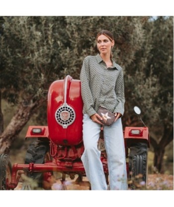 Isla Bonita Moda By SIGRIS - Camisa de Mujer Manga Larga, Elegante y Versátil