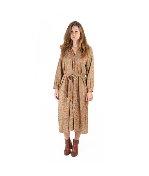 Isla Bonita Moda By SIGRIS - Vestido Largo Midi de Moda Mujer