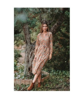Isla Bonita Moda By SIGRIS - Vestido Largo Midi de Moda Mujer