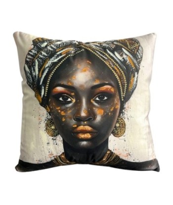 Cojín Africano Etnico 45x45cm, Decoración Única para Hogar, Accesorios de Estilo Tribal, Textiles de Calidad