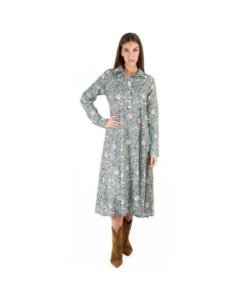 Isla Bonita Moda By SIGRIS - Vestido Largo Midi de Moda Mujer