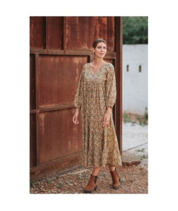 Isla Bonita Moda By SIGRIS - Vestido Largo Midi de Moda Mujer