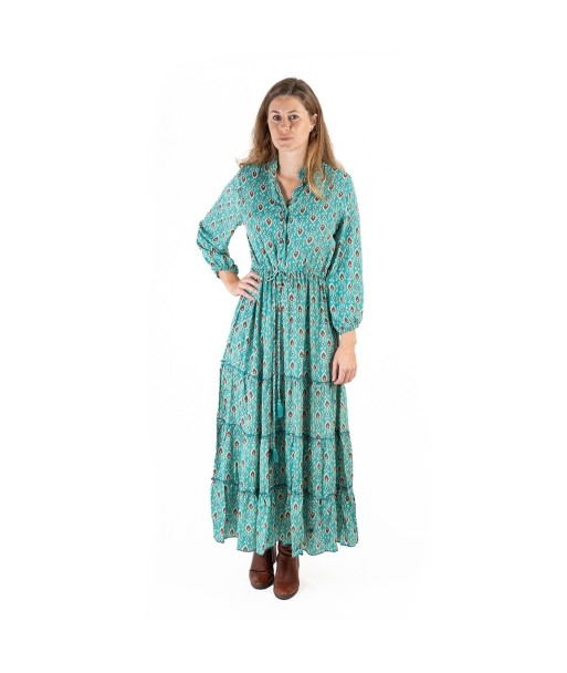 Isla Bonita Moda By SIGRIS - Vestido Largo Midi para Mujer Elegante y de Fiesta