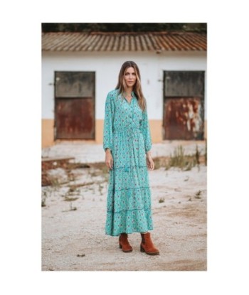 Isla Bonita Moda By SIGRIS - Vestido Largo Midi para Mujer Elegante y de Fiesta