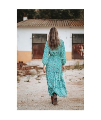 Isla Bonita Moda By SIGRIS - Vestido Largo Midi para Mujer Elegante y de Fiesta