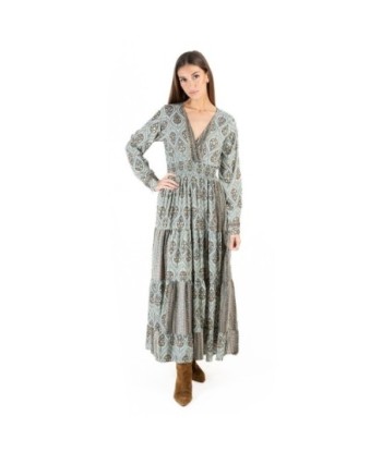 Isla Bonita Moda By SIGRIS - Vestido Largo Midi de Moda Mujer