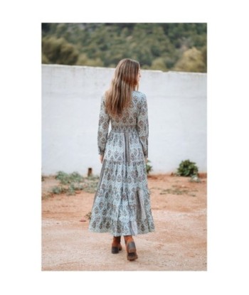 Isla Bonita Moda By SIGRIS - Vestido Largo Midi de Moda Mujer