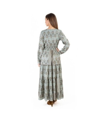 Isla Bonita Moda By SIGRIS - Vestido Largo Midi de Moda Mujer