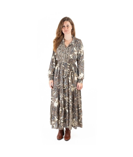 Isla Bonita Moda By SIGRIS - Vestido Largo Midi para Mujer Elegante y de Fiesta