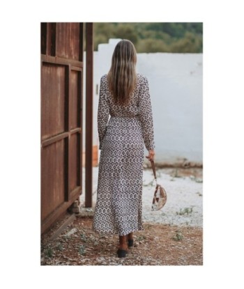 Isla Bonita Moda By SIGRIS - Vestido Largo Midi para Mujer Elegante y de Fiesta