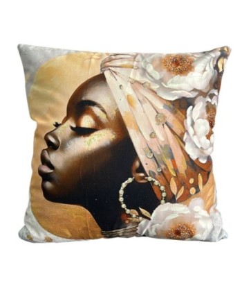 Cojín Étnico Africano 45x45cm, Decoración Moderna para Hogar, Textil de Algodón, Estilo Único y Atractivo