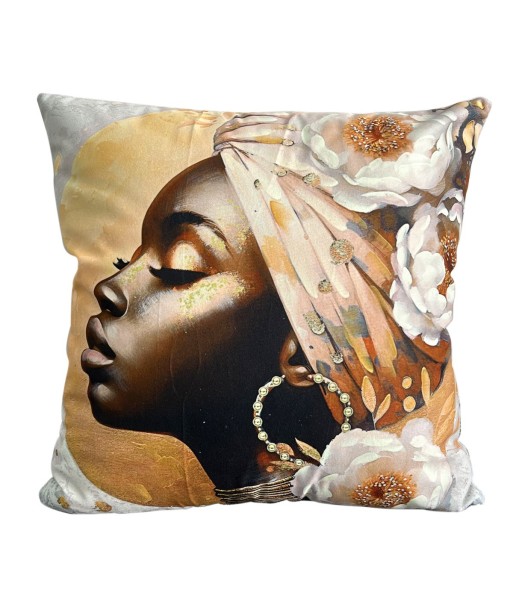 Cojín Étnico Africano 45x45cm, Decoración Moderna para Hogar, Textil de Algodón, Estilo Único y Atractivo