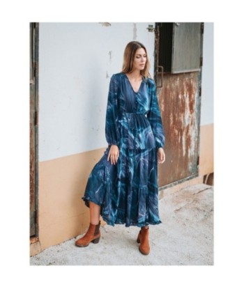 Isla Bonita Moda By SIGRIS - Vestido Largo Midi para Mujer Elegante y de Fiesta