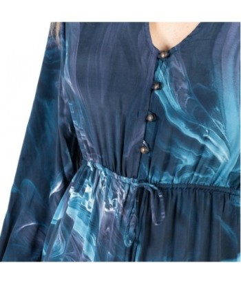 Isla Bonita Moda By SIGRIS - Vestido Largo Midi para Mujer Elegante y de Fiesta