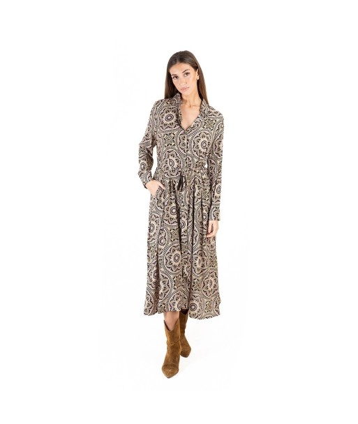 Isla Bonita Moda By SIGRIS - Vestido Largo Midi para Mujer Elegante y de Fiesta
