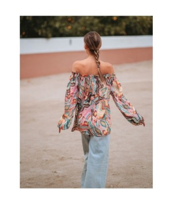 Isla Bonita Moda By SIGRIS - Blusa de Moda Mujer Elegante y Versátil