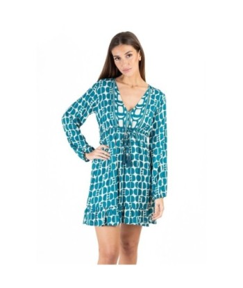 Isla Bonita Moda By SIGRIS - Vestido Corto de Moda Mujer | Vestido Fiesta Mujer Elegante