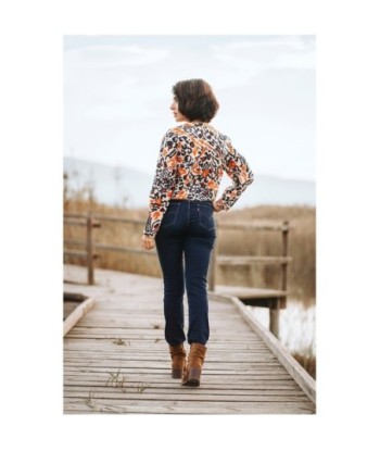 Isla Bonita Moda By SIGRIS - Blusa de Moda Mujer Elegante y Versátil