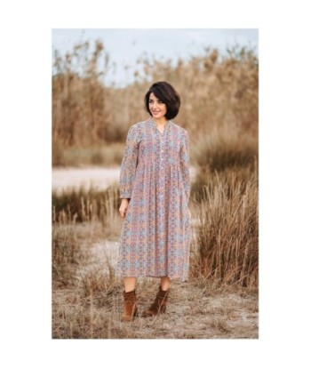 Isla Bonita Moda By SIGRIS - Vestido Largo Midi para Mujer Elegante y de Fiesta