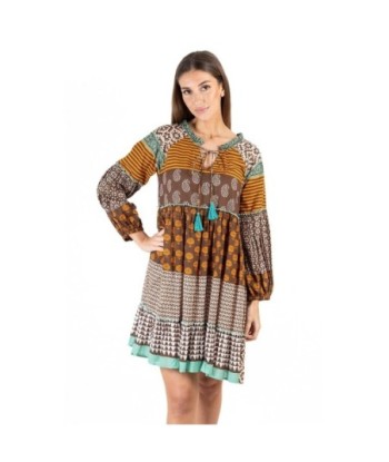 Isla Bonita Moda By SIGRIS - Vestido Corto de Moda Mujer | Vestido Fiesta Mujer Elegante