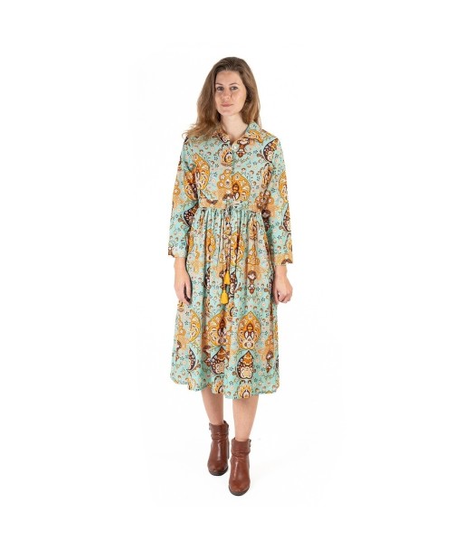 Isla Bonita Moda By SIGRIS - Vestido Largo Midi para Mujer Elegante y de Fiesta