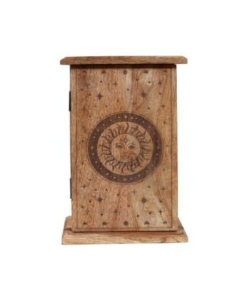 ORIGEN Home Decor Cuelgallaves sol Cuelgallaves | Marrón - 28x18x9cm