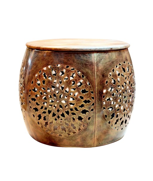 ORIGEN Home Decor Mesa Mueble Auxiliar | Mesa auxiliar Dorado - 40x55x55cm