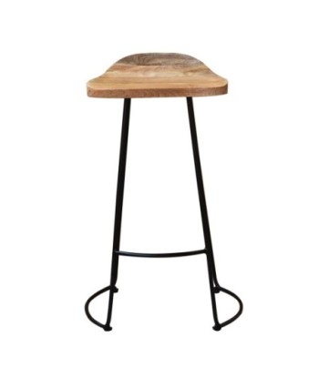 ORIGEN Home Decor Taburete de madera Mueble Auxiliar | Taburete Marrón - 80x42x36cm