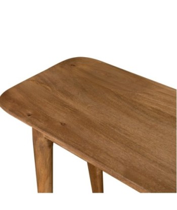 ORIGEN Home Decor Consola de madera de mango Mueble Auxiliar | Mesa auxiliar Marrón Rectangular - 77x110x40cm