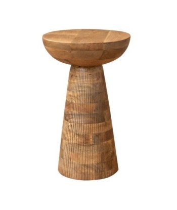ORIGEN Home Decor Taburete madera de mango Mueble Auxiliar | Mesa auxiliar Marrón - 56x34x34cm