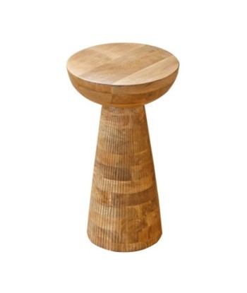 ORIGEN Home Decor Taburete madera de mango Mueble Auxiliar | Mesa auxiliar Marrón - 56x34x34cm