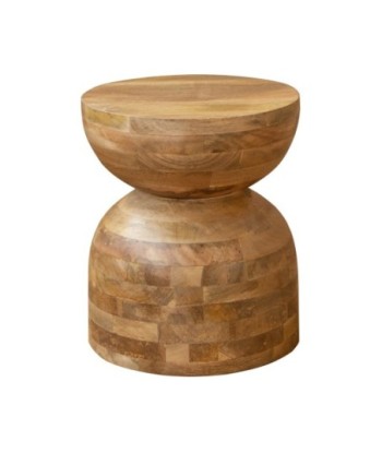 ORIGEN Home Decor Mesa de madera Mueble Auxiliar | Mesa auxiliar Marrón - 41x35x35cm