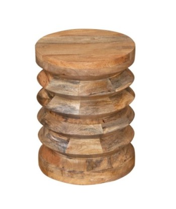 ORIGEN Home Decor Mesa de madera Mueble Auxiliar | Mesa auxiliar Marrón - 44x34x34cm
