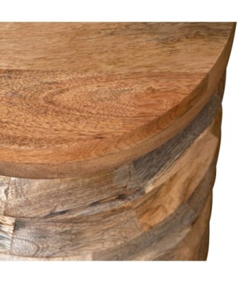 ORIGEN Home Decor Mesa de madera Mueble Auxiliar | Mesa auxiliar Marrón - 44x34x34cm