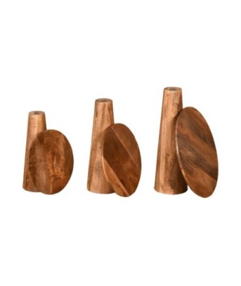ORIGEN Home Decor Mesas 2 U Mueble Auxiliar | Mesa auxiliar Marrón - 60x50x50cm