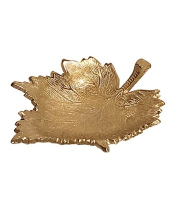 ORIGEN Home Decor Plato hoja Complementos Natura | Plato Marrón - 2x12x11cm
