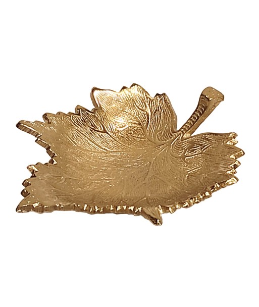 ORIGEN Home Decor Plato hoja Complementos Natura | Plato Marrón - 2x12x11cm